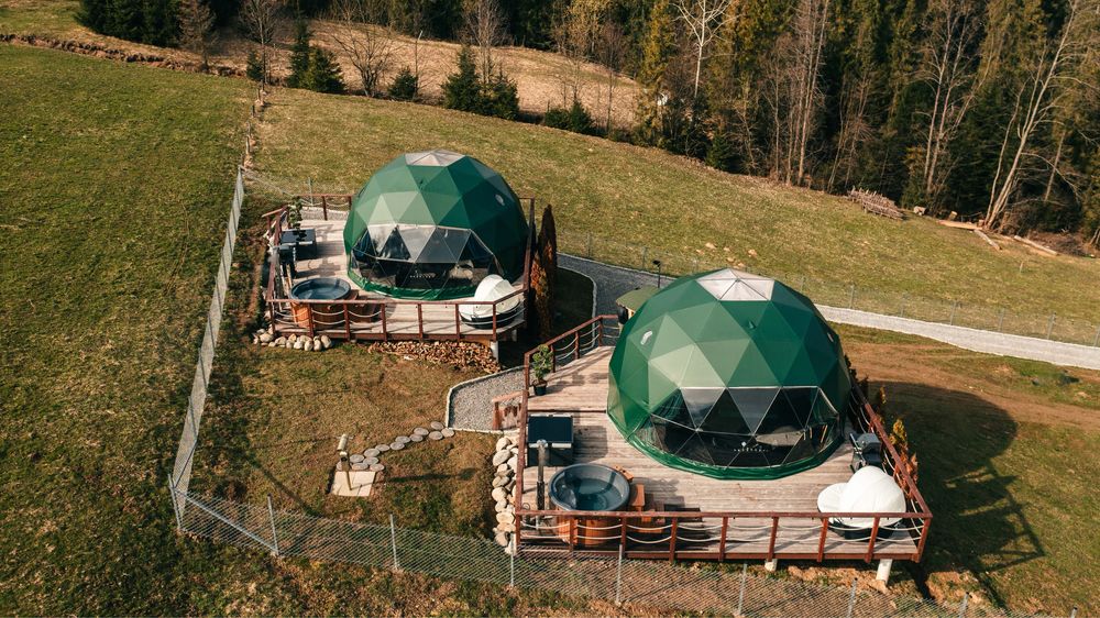 Wolne od dziś Góralski Harem Osada Glamp, jacuzzi, glamping