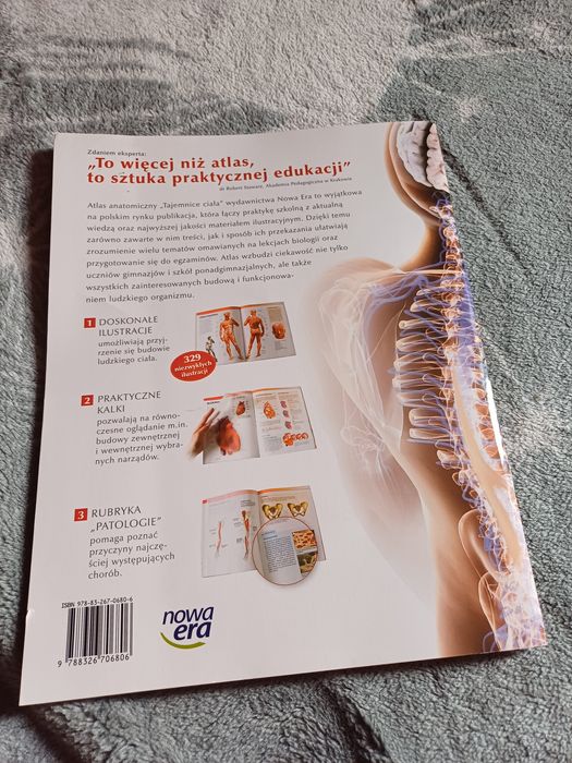 Atlas anatomiczny biologia Tajemnice ciała