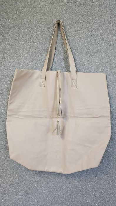 Torba shopperka kremowa