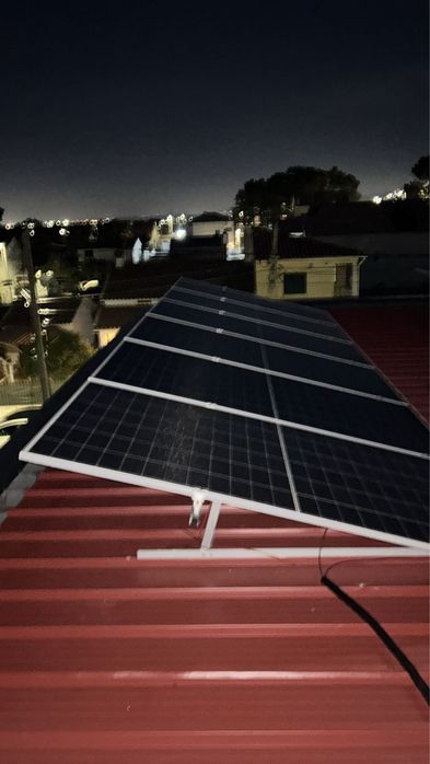 Kit solar deye 5kw + paineis +bateria novos com instalacao