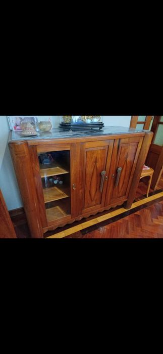 MOVEL ART DECO Tampo em mármore