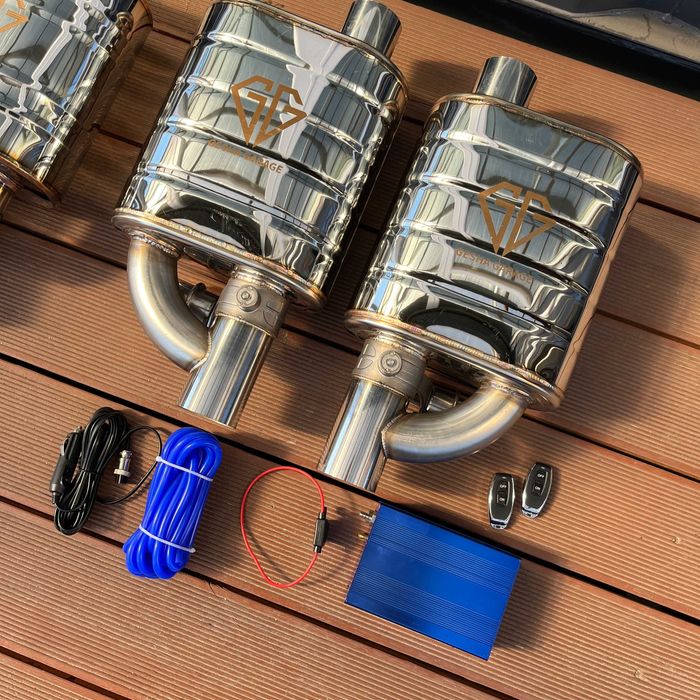 НОВА електрична вакуумна заслонка на вихлопну систему в наявності