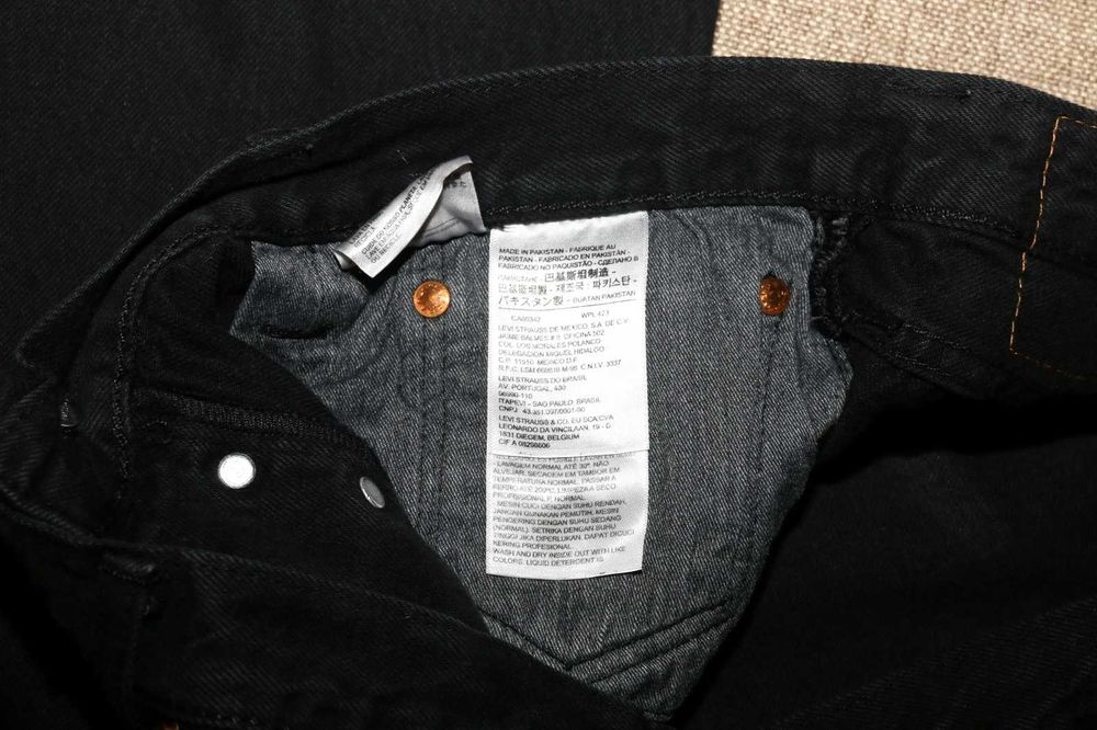 Spodnie męskie Levis 501 W34 L34 oryginalne