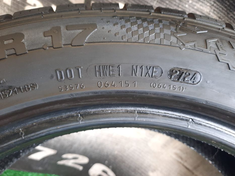 Opony zimowe 205/55/17 Continental Komplet 8.6mm 2024rok R
