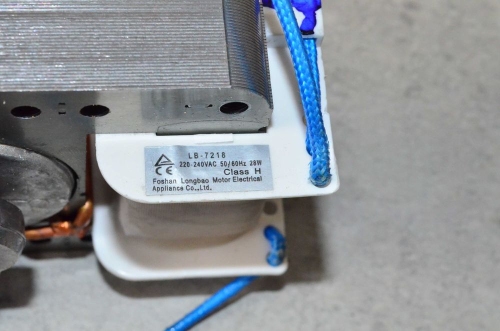 Silnik do wentylatora frytkownic beztłuszczowych LB-7218