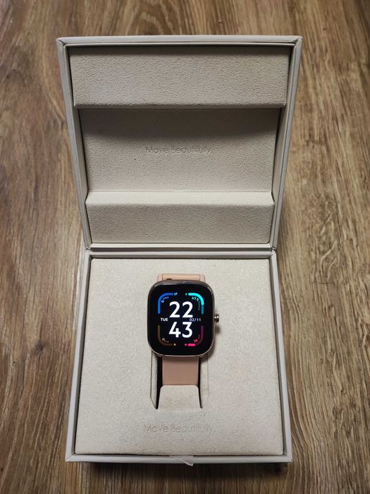 Смарт-часы Amazfit GTS 2 mini Flamingo Pink AMOLED состояние новых