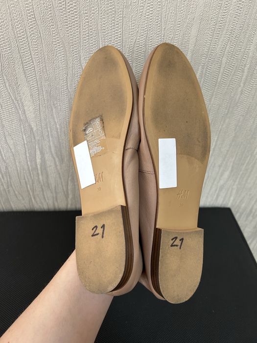 Шкіряні балеткі H&M