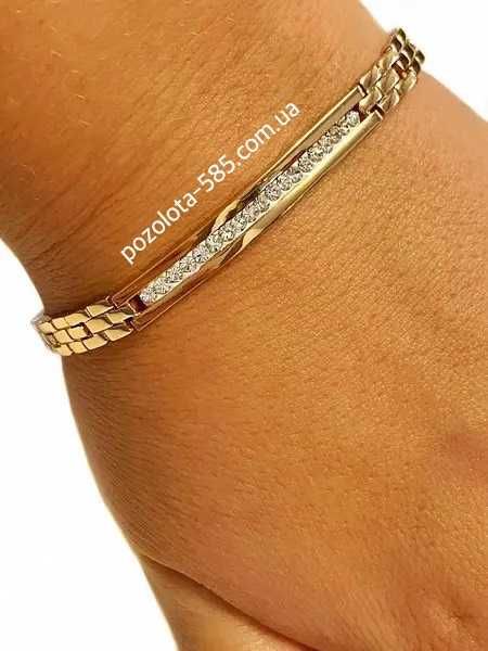 Акция! Позолоченный Браслет "Часики", Браслетик. Позолота. Позолочений