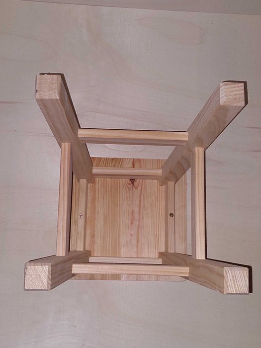 Banco Baixo Cozinha Madeira