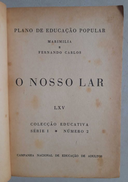 Livro PA-6 - Marimilia e Fernando Carlos - O Nosso Lar