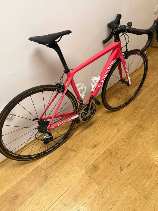 Rower szosowy karbonowy Canyon Ultimate CF SLX różowy, rozm. S carbon