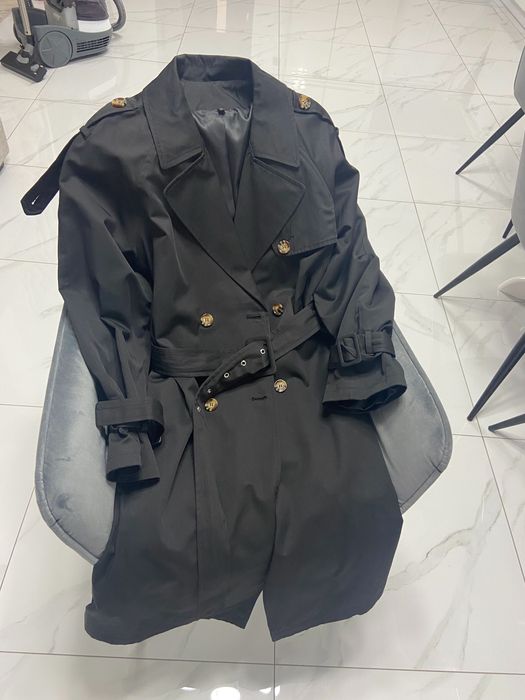 Тренч італійський чорний
