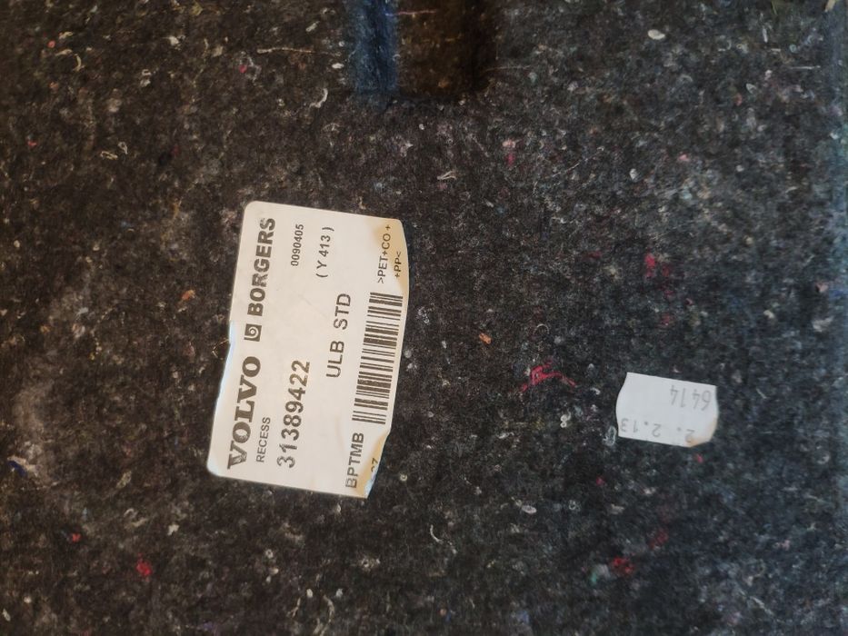 Органайзер в нишу багажника Volvo 31389422 Крышка запаски XC60 Оригина