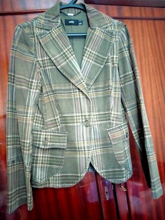 Casaco Xadrez da Mango