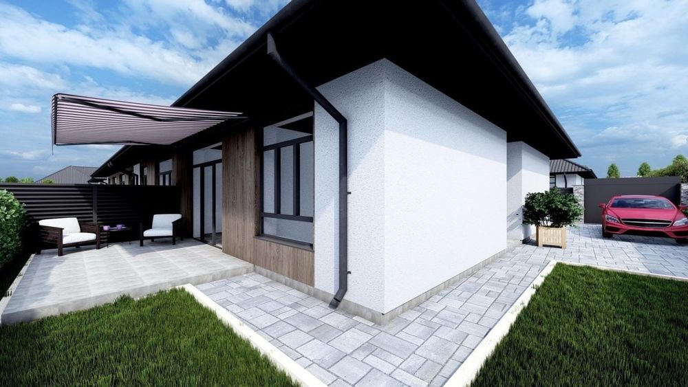 Кутовий таунхаус 58 м² з ділянкою 2.2 сотки у КМ Нова Мрія - знижка при 100% оплаті!