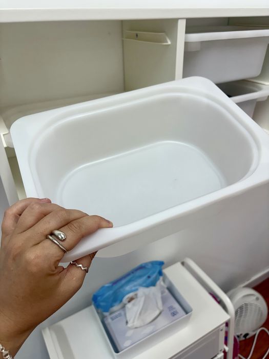 Estante de parede TROFAST IKEA + 6 gavetas