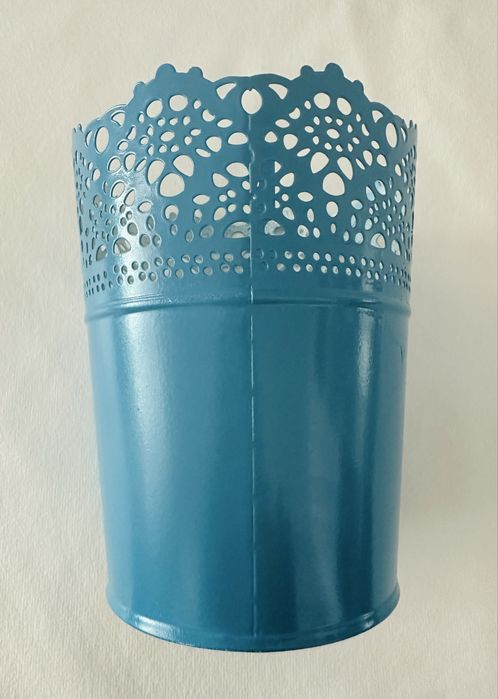 Vaso em aço azul Skurar IKEA