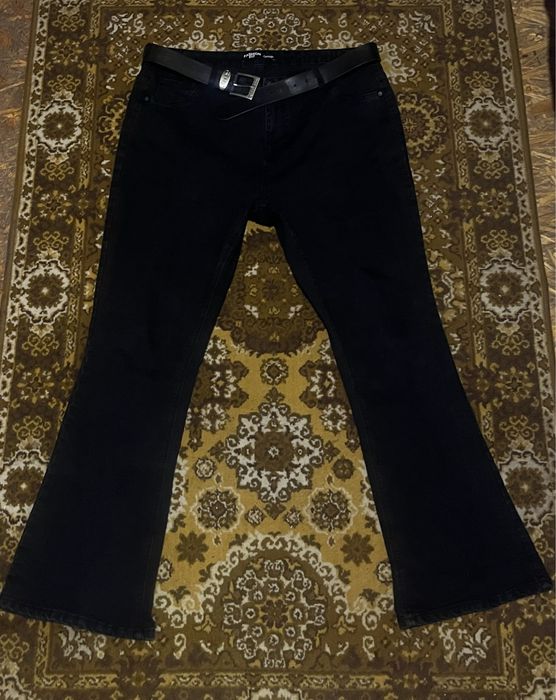 Flared bootcut клеш джинсы черные