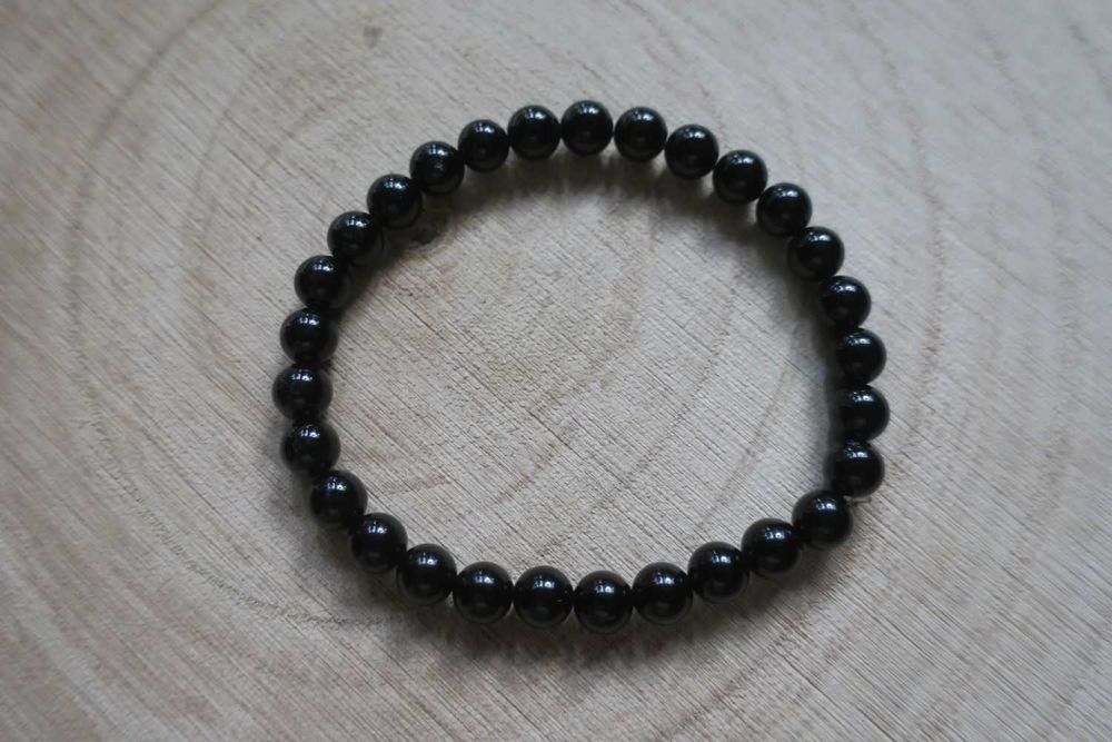Bransoletka czarny turmalin