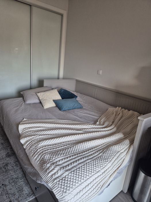 Cama IKEA HEMNES extensível + 2 colchões