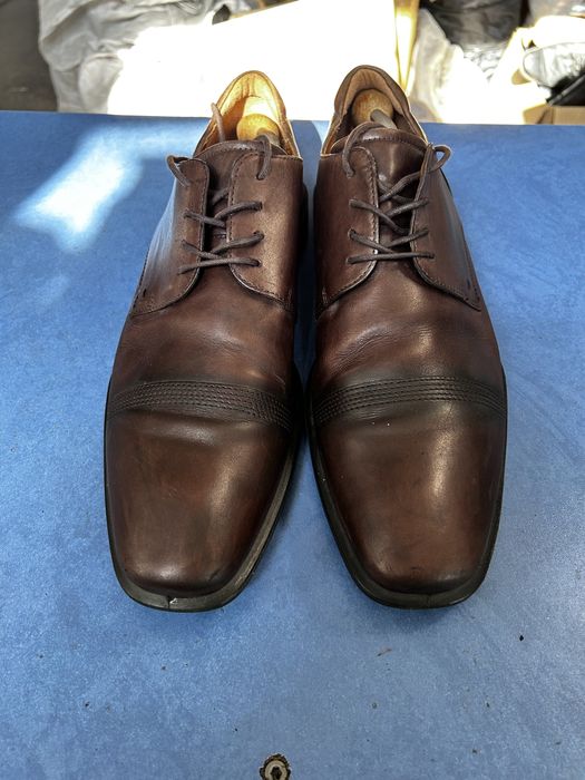 Чоловічи шкіряни черевики ECCO р.48