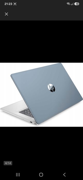 Laptop Hp 17 Intel N100, 16Gb, 512 GB, NOWY