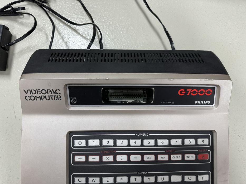 Philips VideoPac G7000 konsola retro jak Atari + pudełko + 4 gry