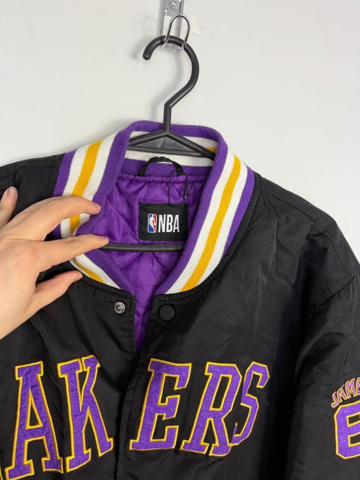 Kurtka NBA Los Angeles Lakers 6 James Czarna