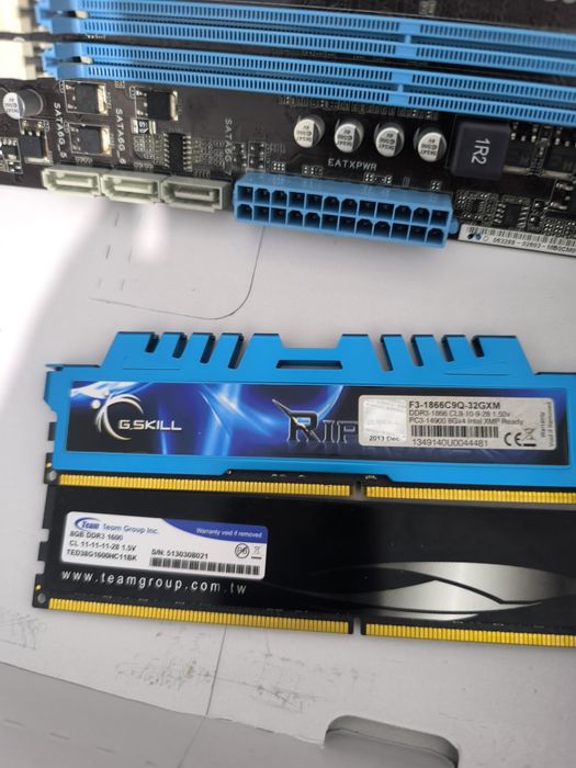 Комплект DDR3 материнка ,RAM ,проц