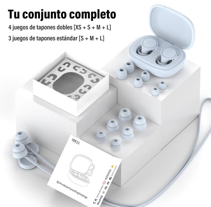 Tampões para os ouvidos cancelamento de ruído