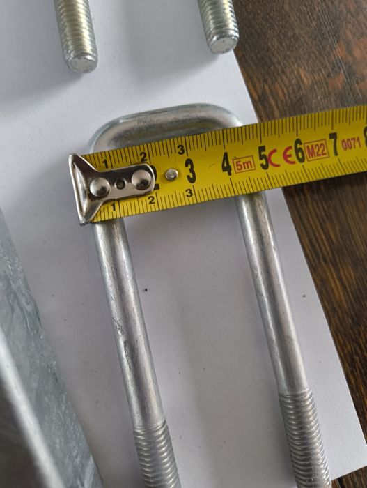 Mocowanie z rolką  podlodziową plus dwa cybanty