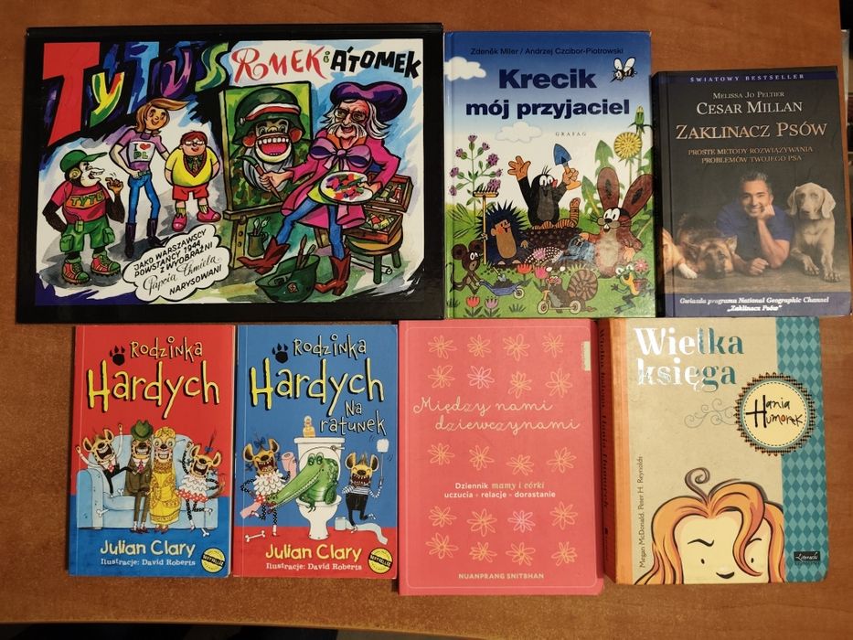 6 książek Tytus Romek i A'tomek Zaklinacz psów Millan