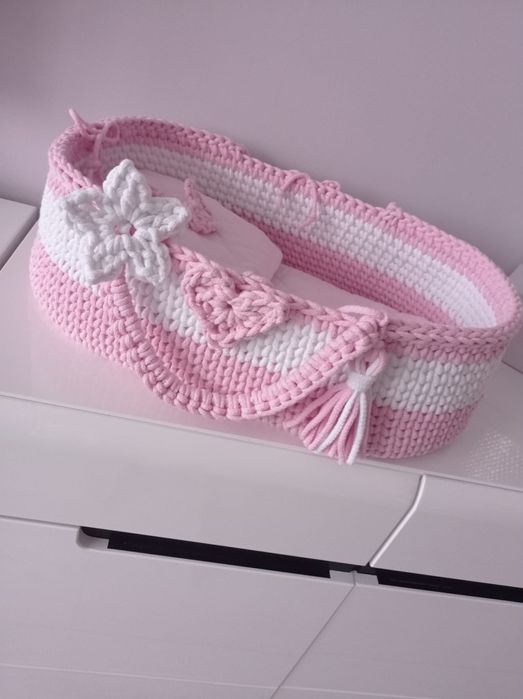 Kosz Mojżesza dla lalki łóżeczko nosidełko zabawka święta urodziny