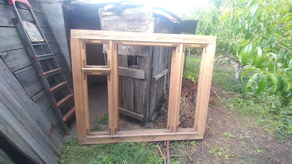 Двойной оконный блок