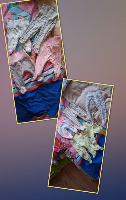 MEGA ZESTAW UBRANEK NIEMOWLĘCYCH 
​Rzmiar 50/56 (Noworodek, 0-3