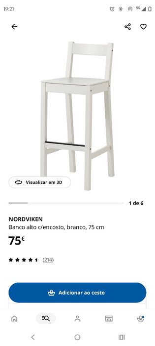 Cadeiras altas Ikea