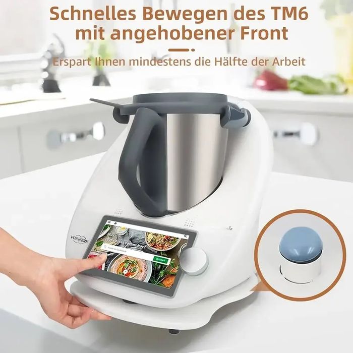 Пересувна підставка  для Thermomix TM6/TM5, акрилова, ковзана дошка