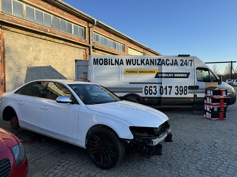 Mobilna Wulkanizacja 24/7 Pomoc Drogowa Mobilny Serwis Opon Mechanik