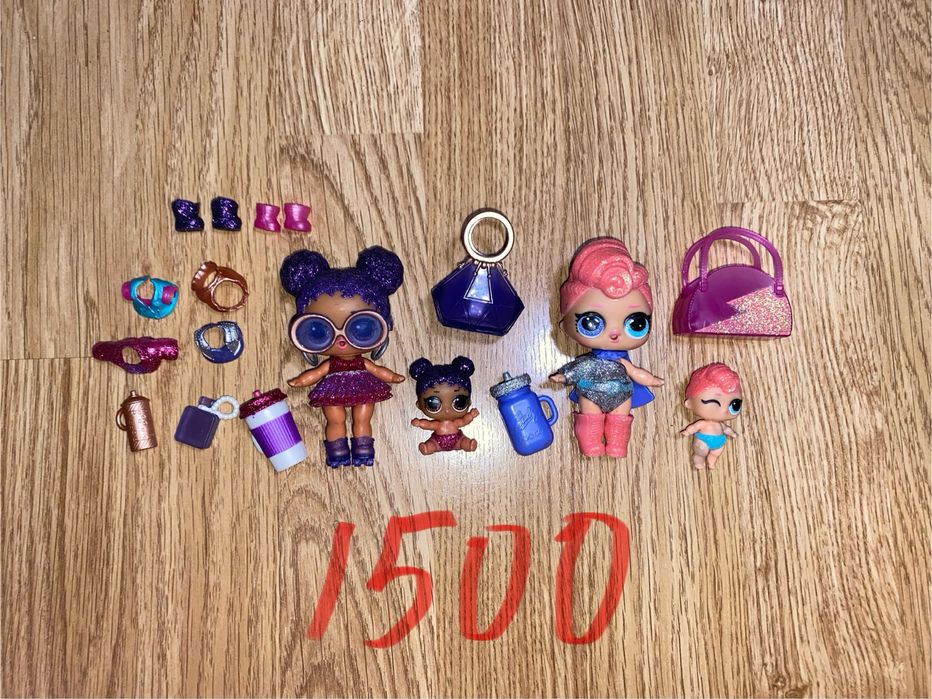ляльки ЛОЛ (рідкі), оригінал, 650-1500 грн