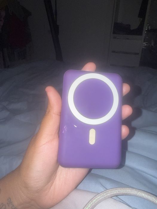 Magsafe roxo com suporte 1000mah novidade