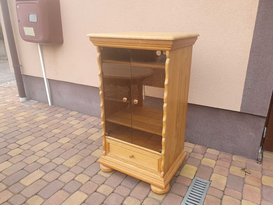 Komoda Szafka RTV Lite Drewno Dębowe