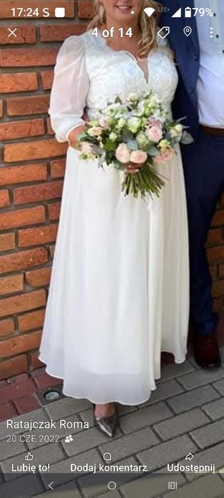 sukienka ślubna xl