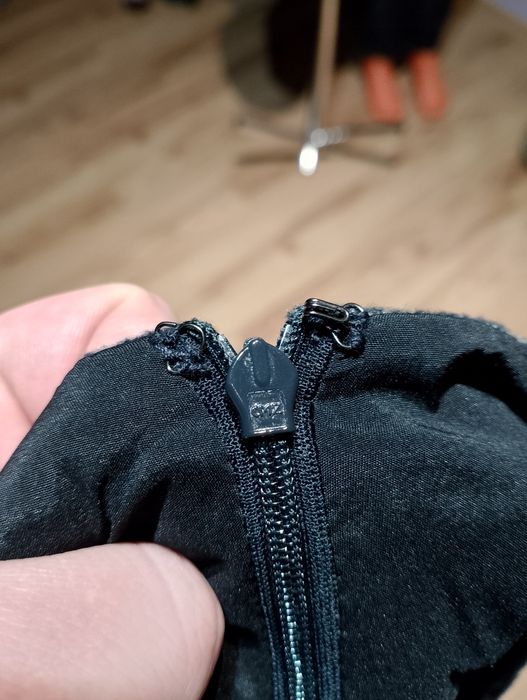 Granatowa Mini Spodnica Spódniczka W Kratkę Calvin Klein X