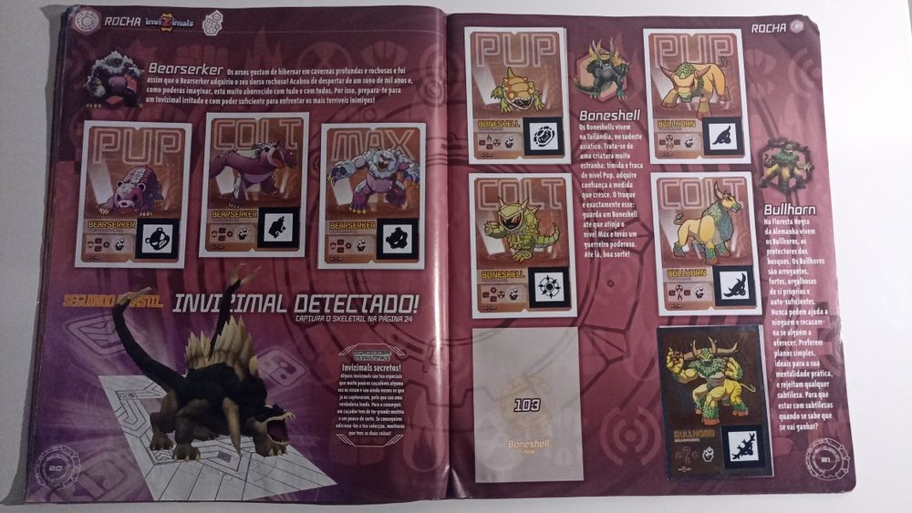 Caderneta Coleção Invizimals