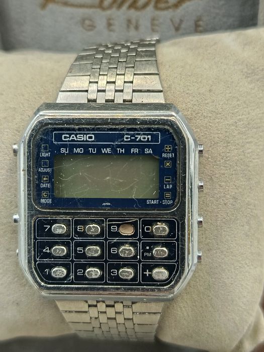 Zegarek casio c-701 kalkulator unikat