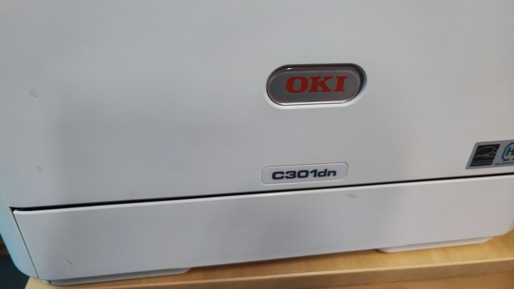 Drukarka OKI C 301 dn używana do przeserwisowania