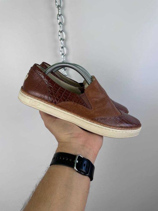 Жіночі шкіряні сліпони , мокасіни , кеди ugg hadria croco slip on