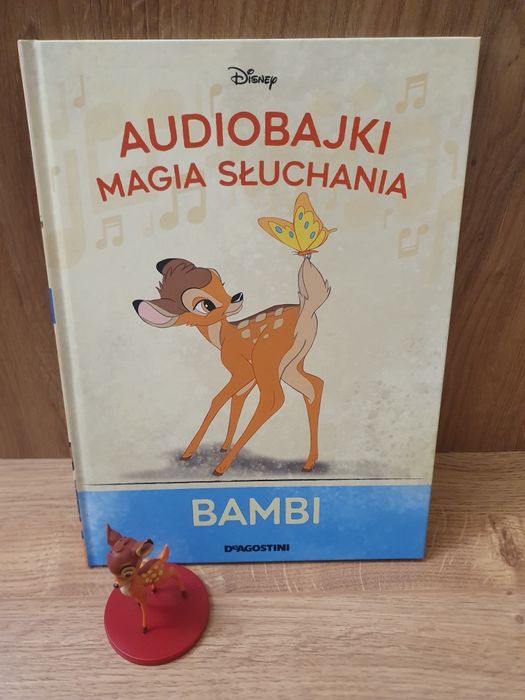 Książka I figurka audiobook Deagostini disney Bambi