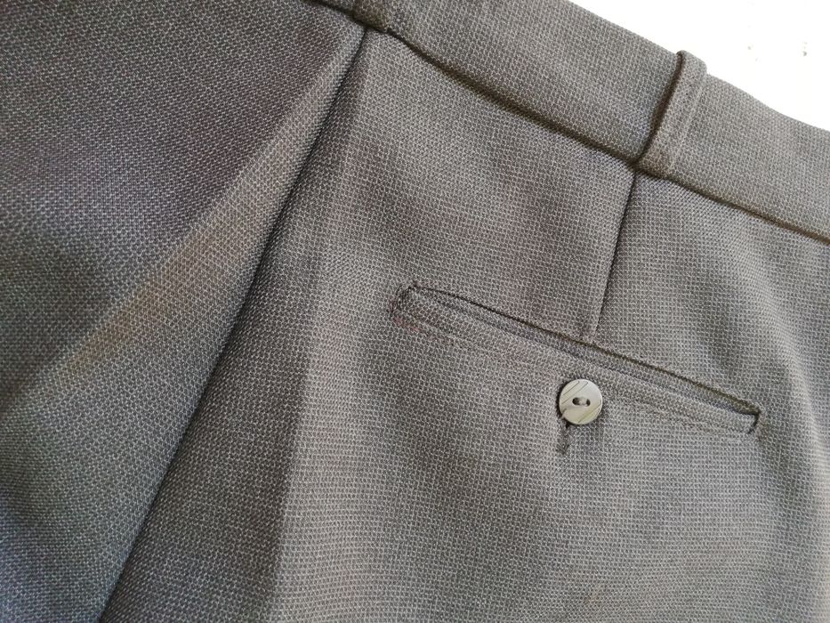 Spodnie męskie garniturowe XL