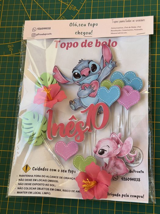 Topo de bolo stich